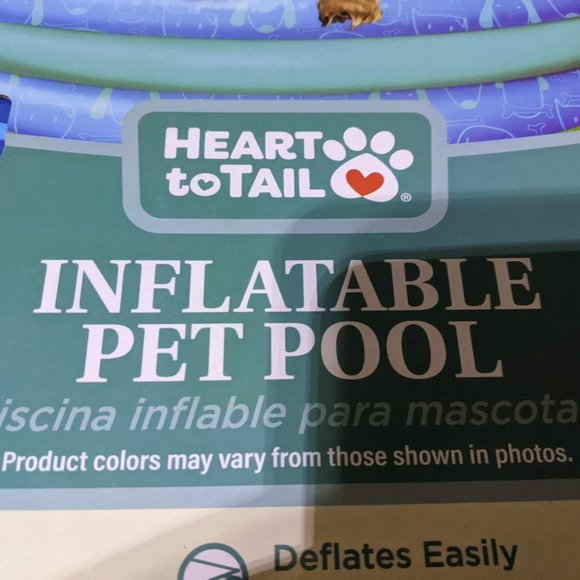 Heart to Tail Inflatable Dog Pool - Picture 4 of 6